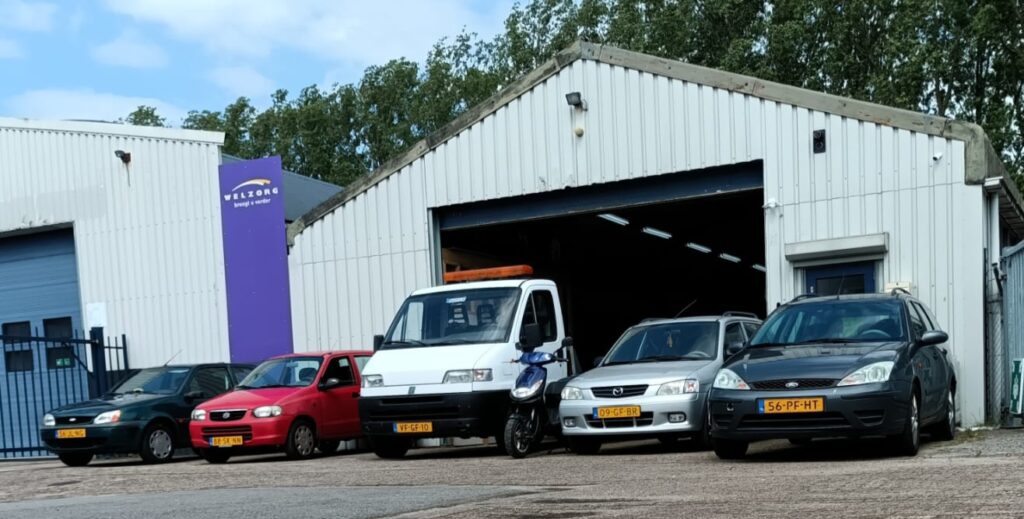 bedrijfspand Auto Tinus in Terneuzen, reparatie en onderhoud auto's en scooters